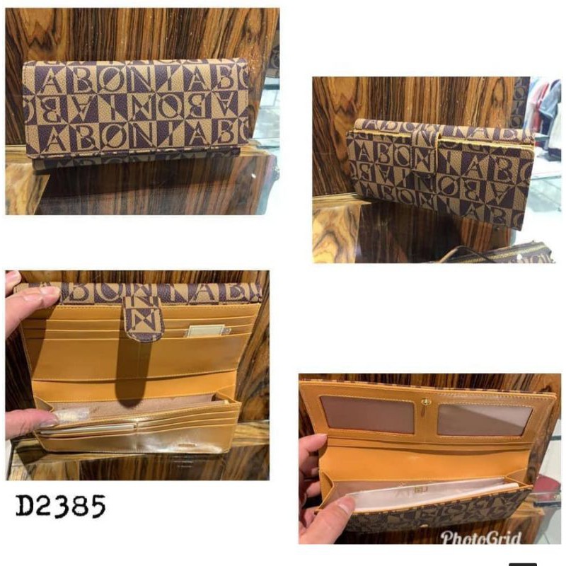 Dompet Bonia Original monogram lipat 3