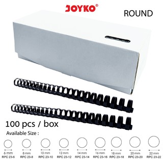Joyko Ring Plastic Comb RPC-23-6 Sampai 22 (Folio) - ( 1 Box )