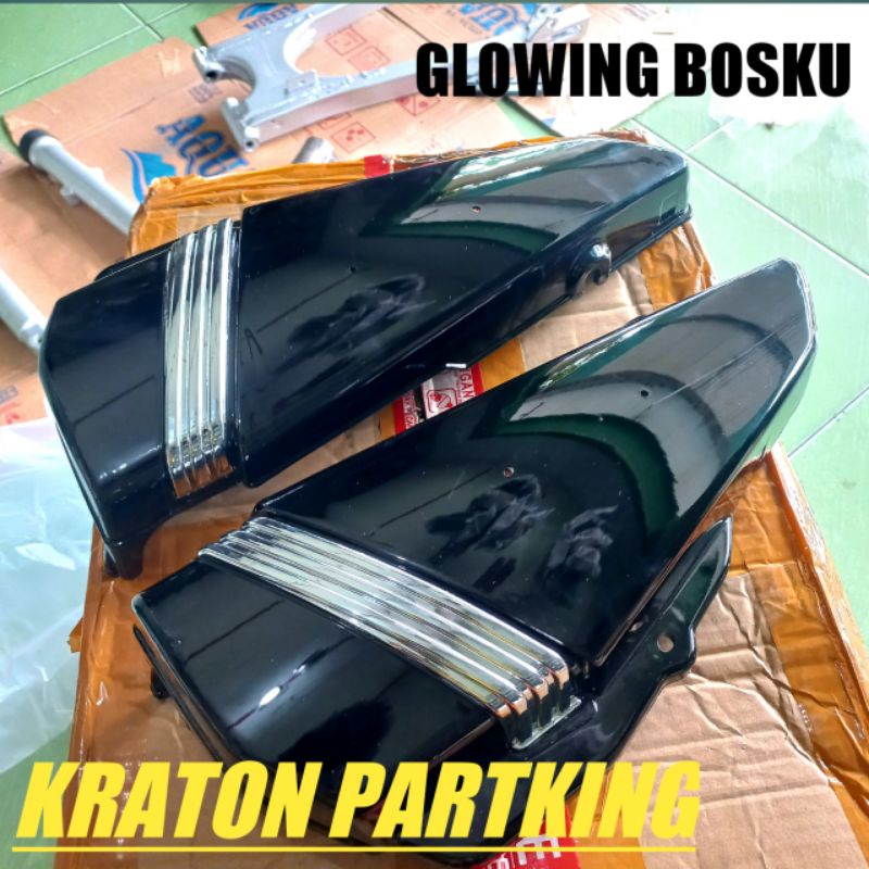 BOX COVER AKI LIST CHROME RX KING KUALITAS ORIGINAL SEPASANG