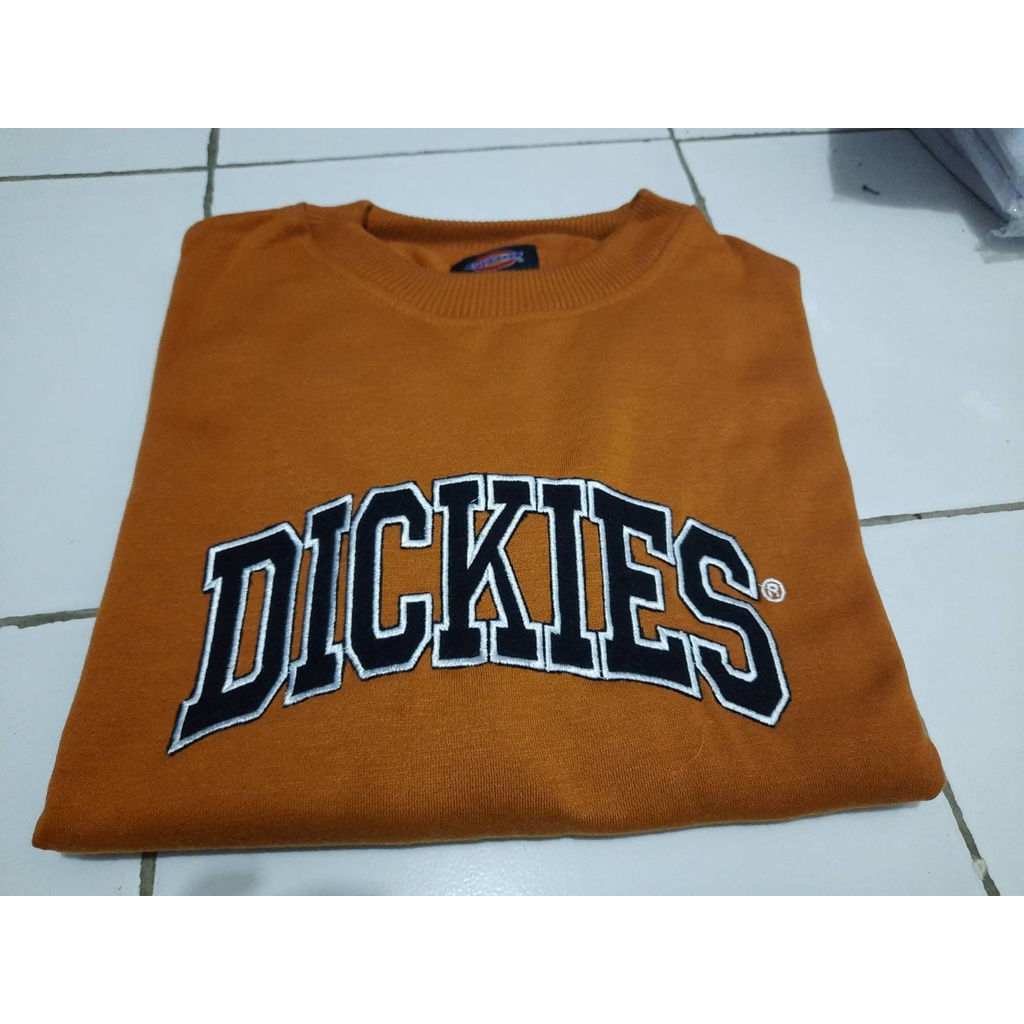 Sweater Pria Dickies / Sweatshirt Dickies Crewneck Putih Full / Sweater Pria Wanita Terbaru / Sweater Dickies / Cod