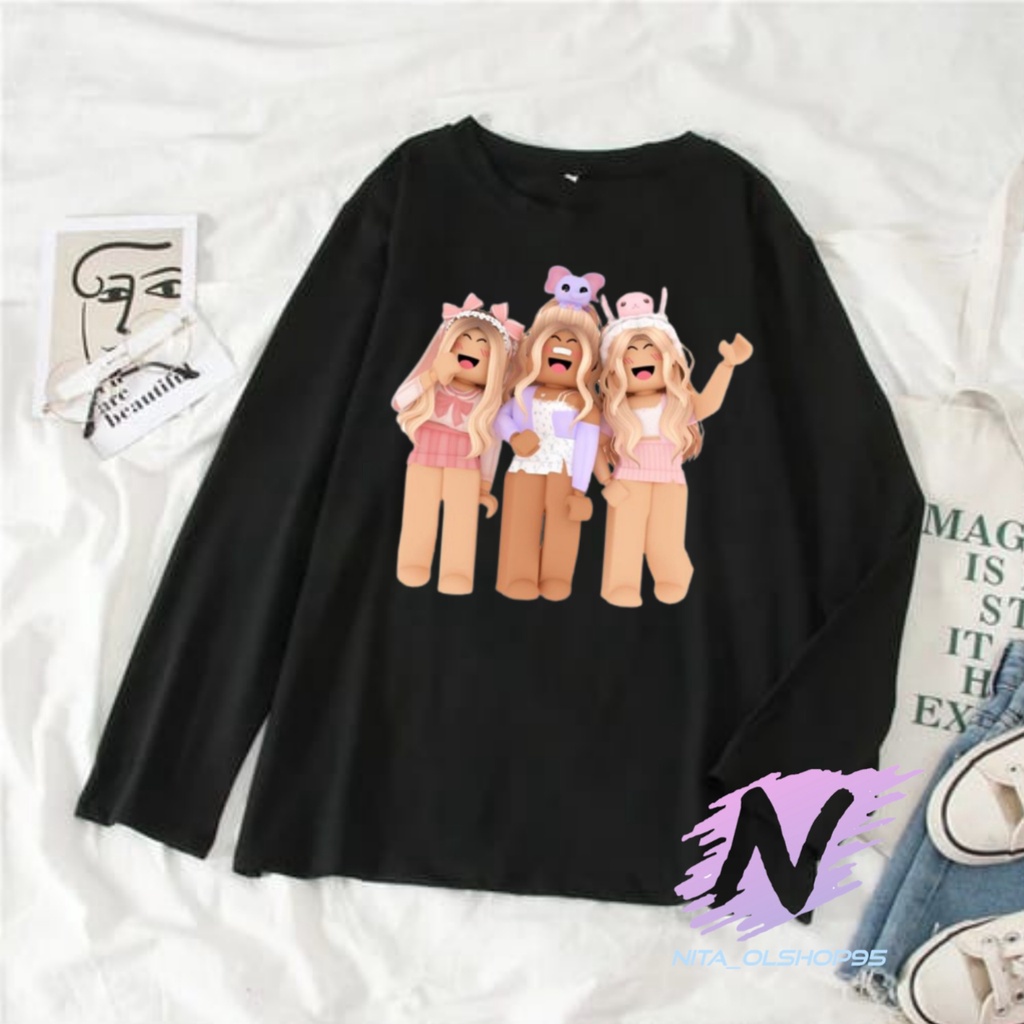 KAOS LENGAN PANJANG ROBLOX GIRL