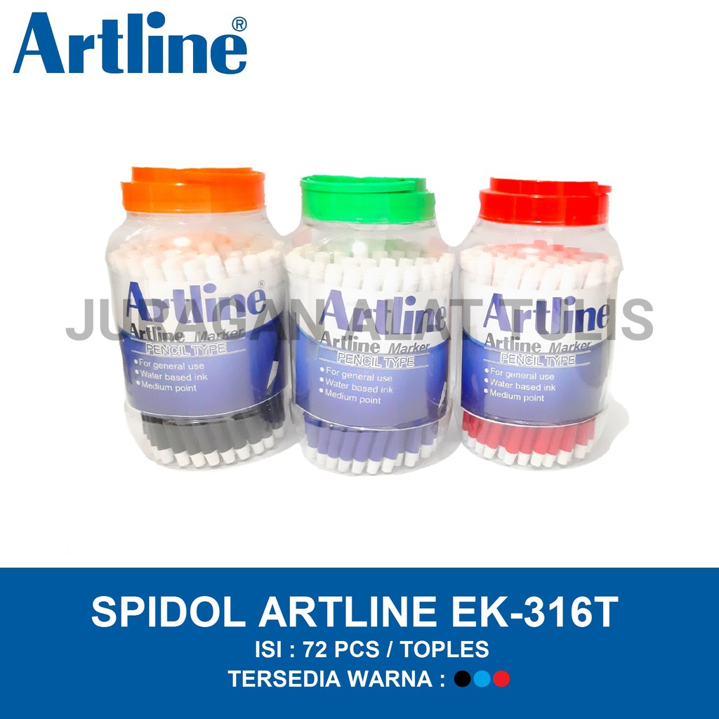 

SPIDOL ARTLINE EK-361 / SPIDOL KECIL / SPIDOL MEWARNAI