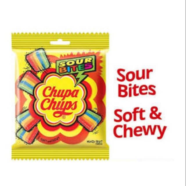 

Chupa Chups Sour Bited Soft Chewy Candy