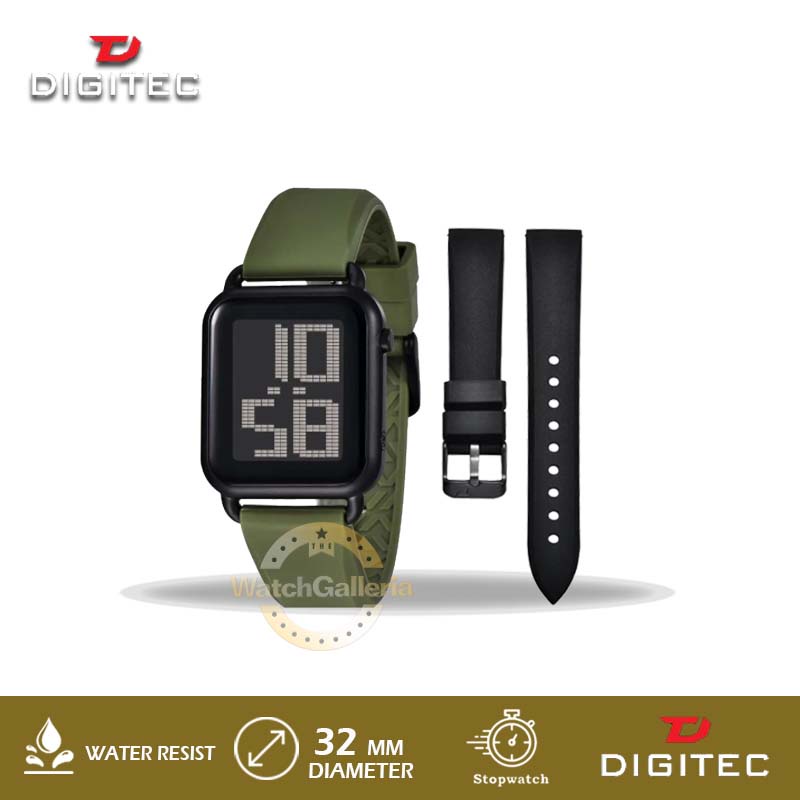Jam Tangan Digitec MDG6090T MDG-6090T Extra Strap BGR-4B