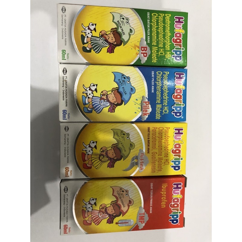 HUFAGRIP FLU, HUFAGRIP PILEK, HUFAGRIP BATUK PILEK & HUFAGRIP TMP