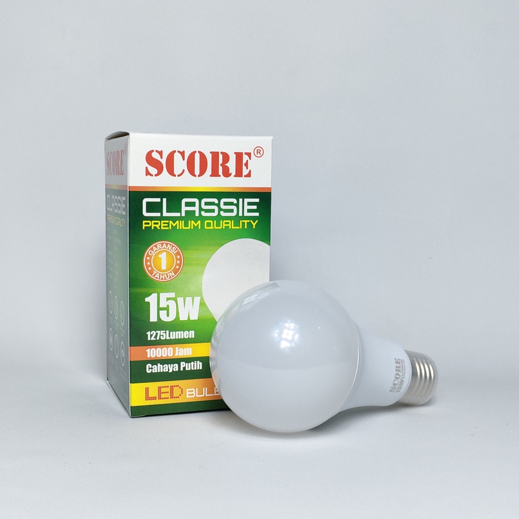 Score Classie Lampu LED Bulb 15 Watt - Cahaya Putih