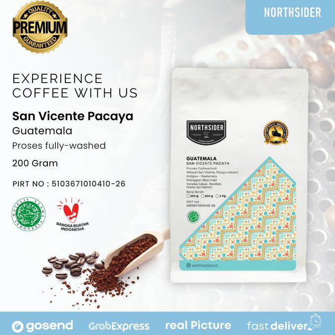

BIJI KOPI ARABIKA GUATEMALA SAN VICENTE PACAYA WASHED 200GR NORTHSIDER