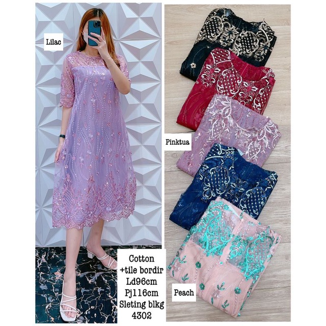 Dres tile bordir 4302