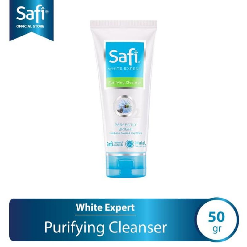 Safi White Expert Purifying Cleanser 50gr &amp; 100gr/HALAL