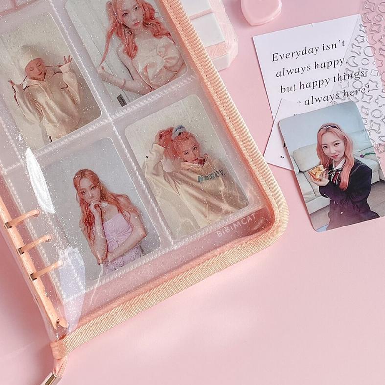 ♔ Zipper Binder 6 Ring A5 / Binder Album [ BISA ] ➬