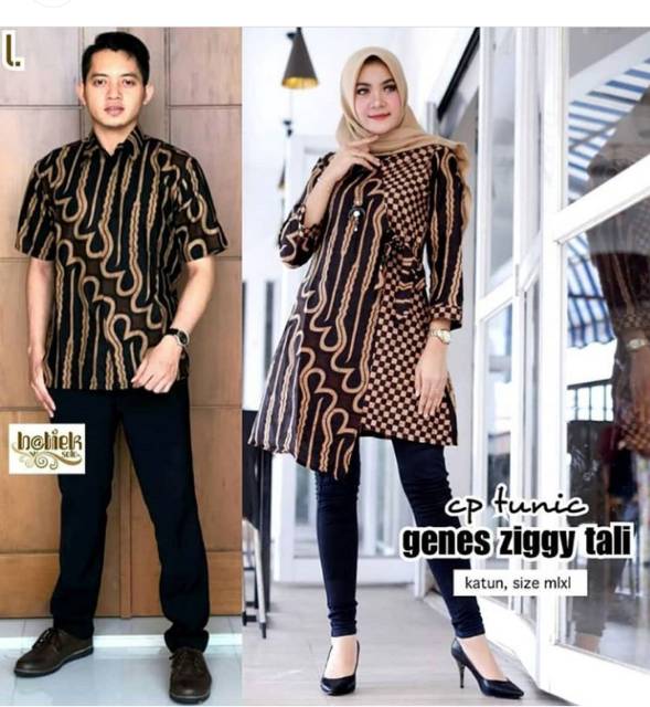 TUNIK ZIGGY TALI best seller ATASAN BATIK WANITA masakini bisa COUPLE