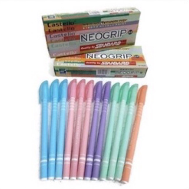 

Balpen standart neogrip castello 12 pcs