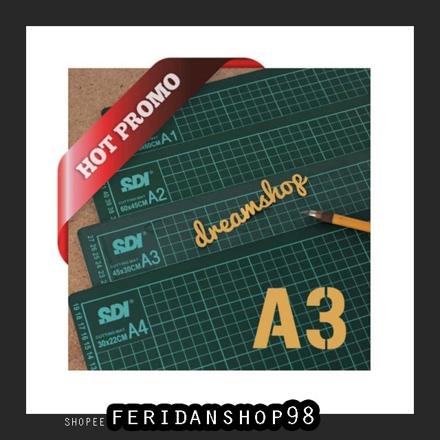 

BT45 SDI CUTTING MAT BEST A3 SIZE BY FERIDANSHOP98