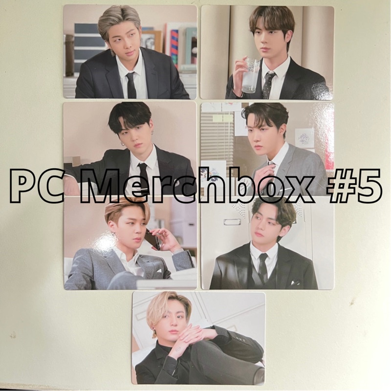 [READY] SHARING BTS Mini photo card pc merch box #5 #6 #7