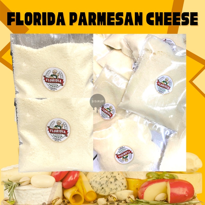 FLORIDA Parmesan Cheese 100 GR / Keju Parmesan Bubuk / Grated Parmesan