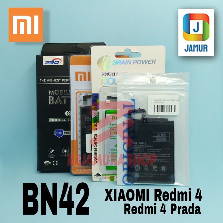 BATERAI XIAOMI REDMI 4 BATERAI BN42 BATERAI XIAOMI REDMI 4 PRADA BATRE XIAOMI REDMI 4 BATRE XIAOMI R