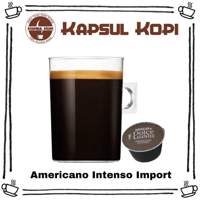 

Americano Intenso Ecer KapsulKopi Nescafe Dolce Gusto Import