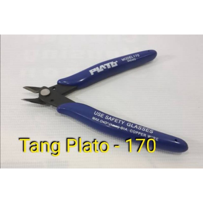 Tang Potong Plato T170 5inch Micro Nipper Soft Spring Wire Tang Koil