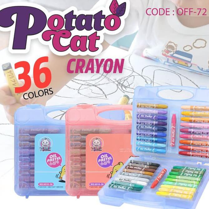 

POTATO CAT OIL PASTELS SET 36 COLOR - CRAYON