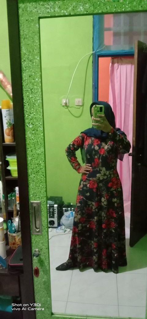 Arsara Maxy 6 - Gamis Calvin Jeans Jumbo Ld100-110/xl-4l / Andien Jumbo Maxy / 023-5529 / 022-5574