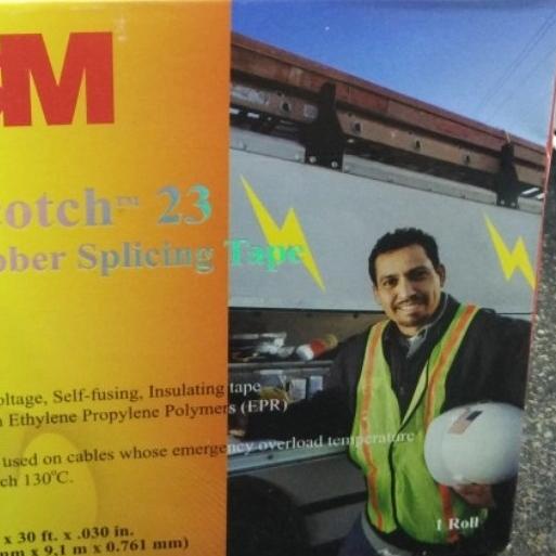 ✧ Isolasi 3M Scoth 23+ Isolasi Rubber Tape scoth 23 3M ✩