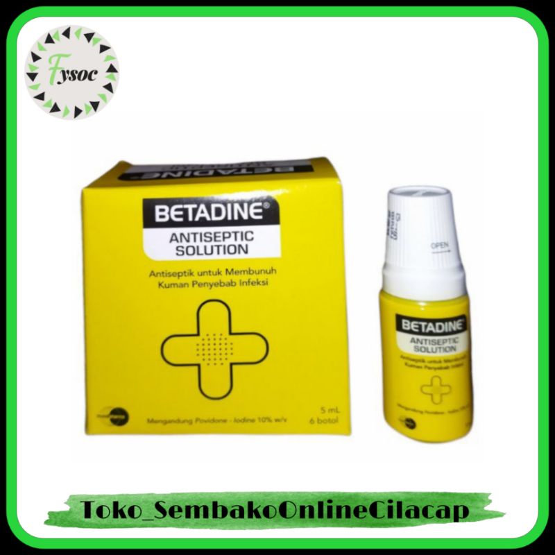 BETADINE 5ML ANTISEPTIC SOLUTION