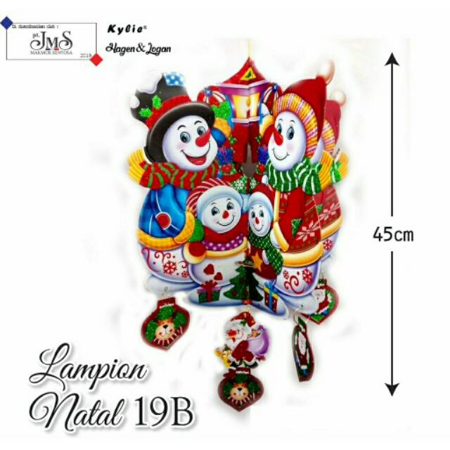 Lampion Natal 29B, Hiasan Natal