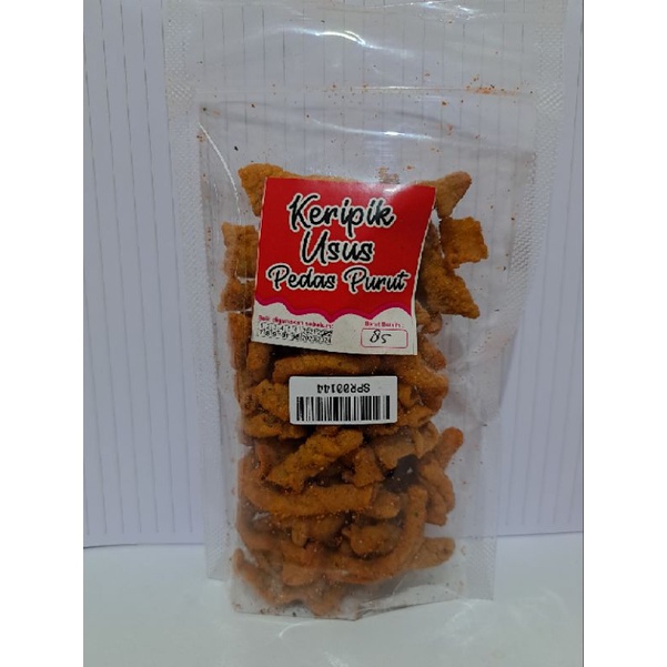 

Keripik Usus Pedas Purut