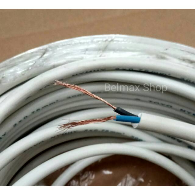 Kabel Serabut 2x0.75 mm Meteran / Kabel Listrik Serabut Meteran
