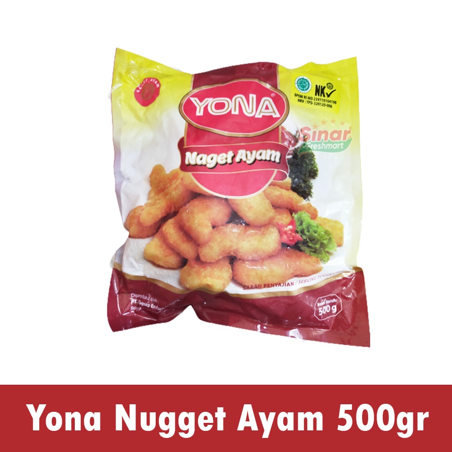 

[SINAR.FRESHMART] YONA CHICKEN NUGGET / NUGGET AYAM [500GR]