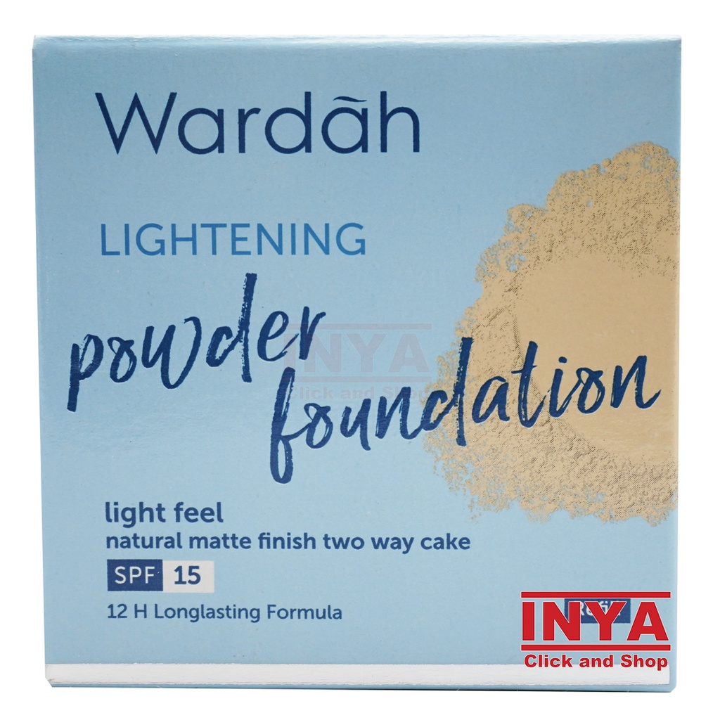 WARDAH LIGHTENING POWDER FOUNDATION 01 LIGHT BEIGE 12gr REFILL