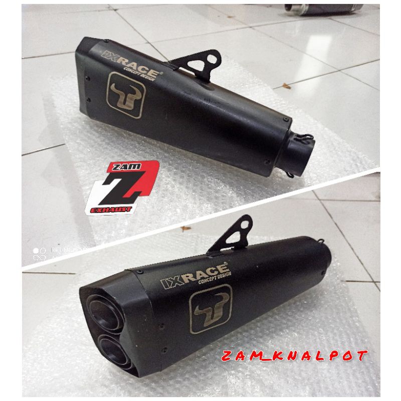 Knalpot Ixil IXrace Hexacone Black Silincer Only