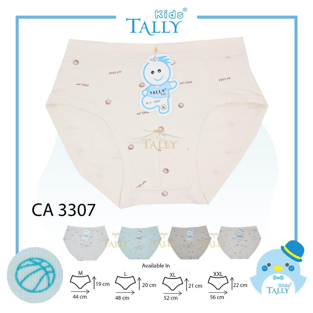 Celana Dalam Boxer Anak Cowok Tally CD  3290 &amp; 3307