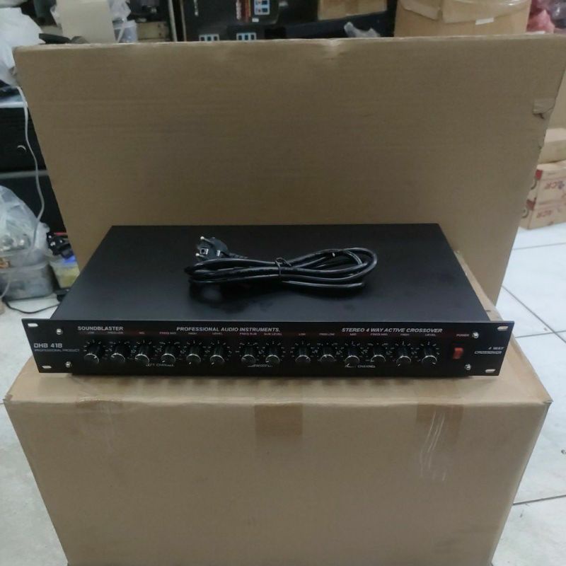 Crossover 4way active DHB 418 siap pakai / DHB418 / crossover 4 way