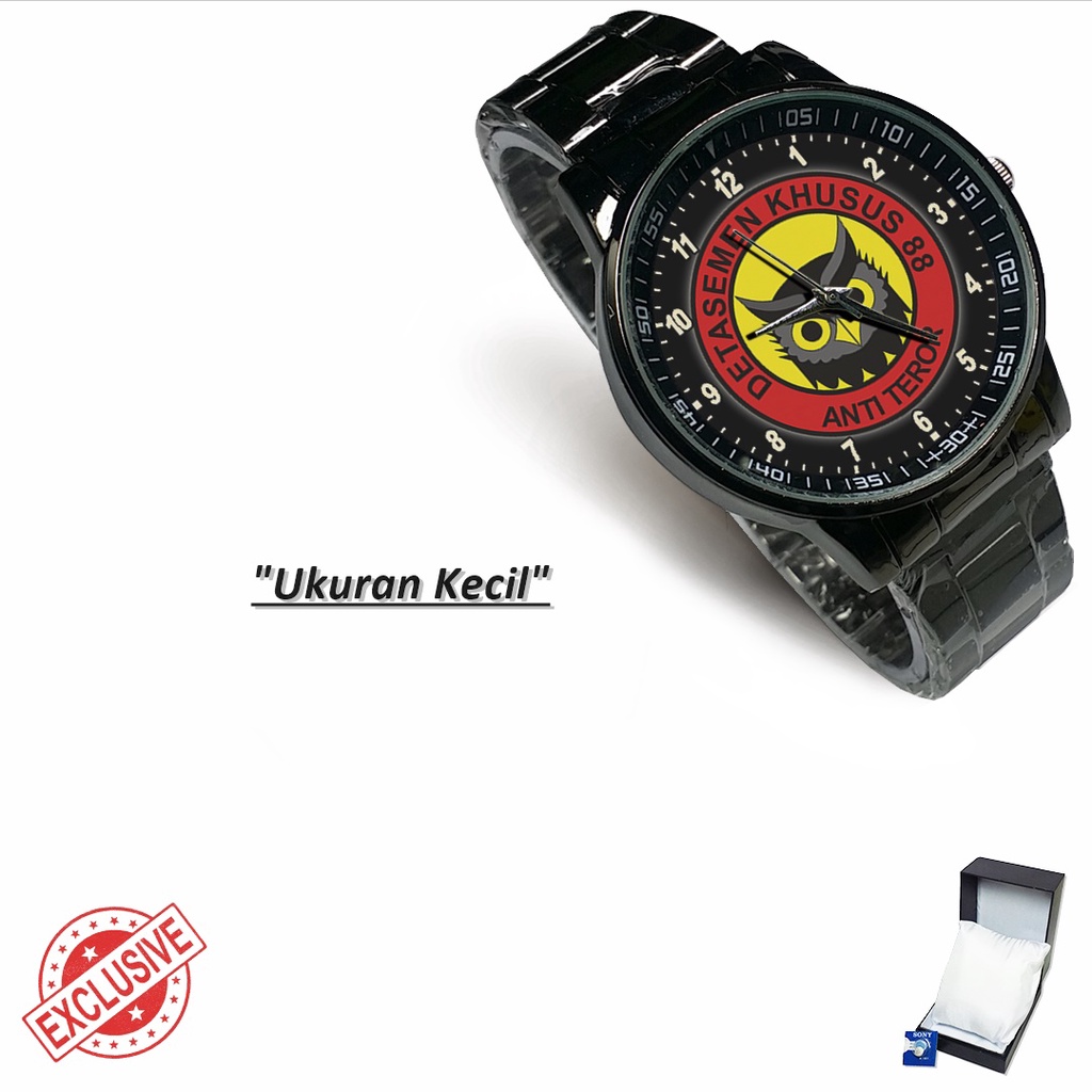 Jam Tangan Rantai Couple DENSUS 88 ANTI TEROR (Amazing)