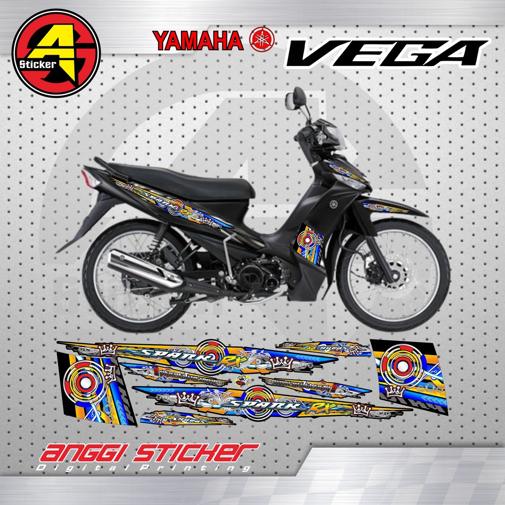 STRIPING STIKER MOTOR YAMAHA VEGA ZR / STRIPING VARIASI MOTOR YAMAHA VEGA ZR