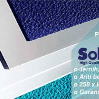 Polycarbonate solid seperti kaca SOLARTUFF SOLID 
