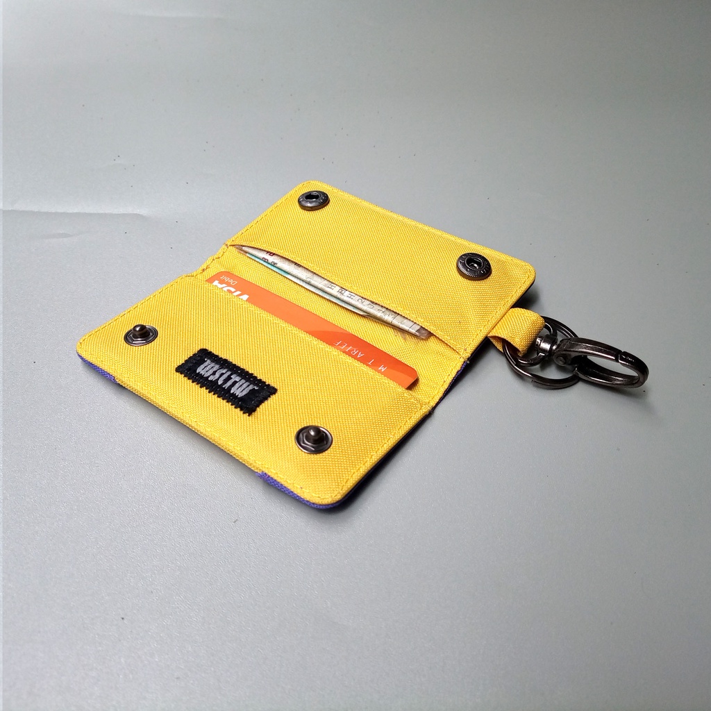 gantungan stnk kunci Motor Dompet Stnk Mobil Polet Kuning - WSGK078