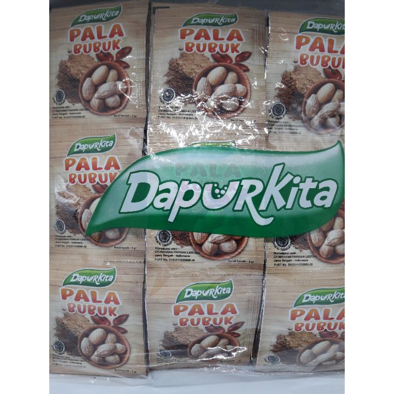 

Dapurkita Pala bubuk 1 renteng 12 pcs