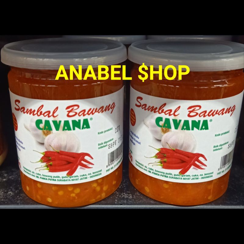 

Sambal Bawang Cavana 320 Gram