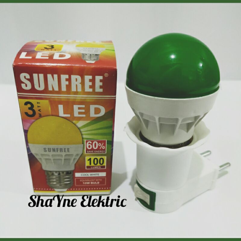 Awet, Murah,  Funky!!! Lampu Tidur / Mini Lamp SUNFREE