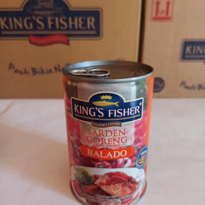 

Gg1Hh Sarden King'S Fisher Balado 155 Gram s1Gkk