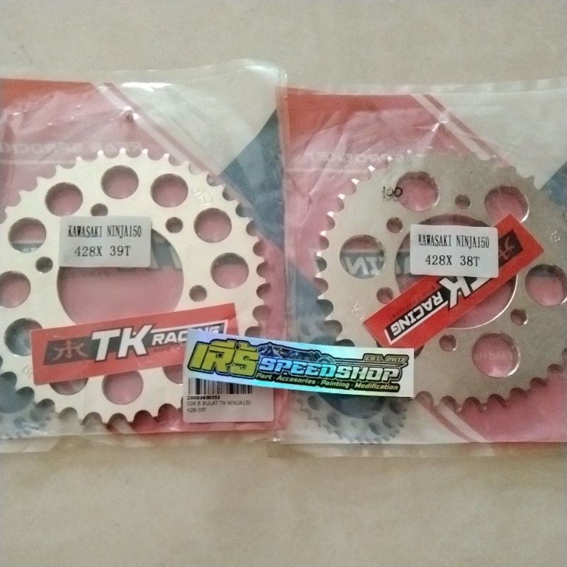 gear ger gir belakang ninja r rr TK racing 428 38,39,40