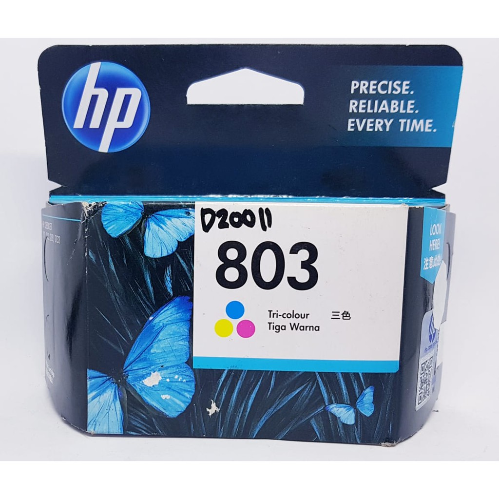 TINTA HP 803 COLOR WARNA CATRIDGE HP 803 WARNA COLOUR ORIGINAL