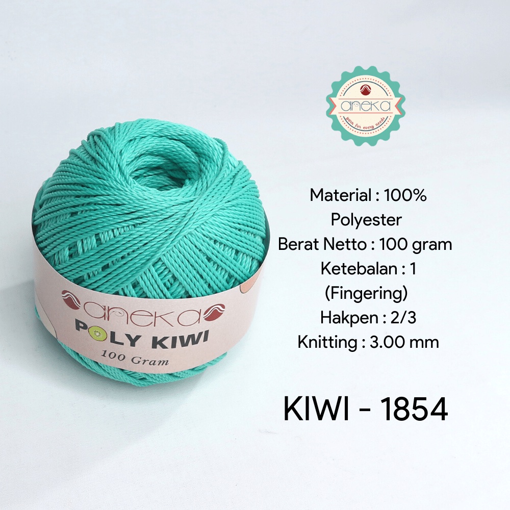 Benang Rajut Poli / Poly Kiwi Yarn - PREMIUM - 1854