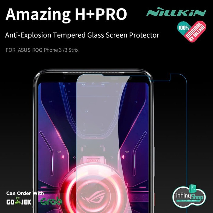 ASUS ROG PHONE III - NILLKIN TEMPERED GLASS (AMAZING H+ PRO)