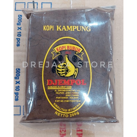 

Kopi Bubuk Kampung Djempol 200 gram 200gr