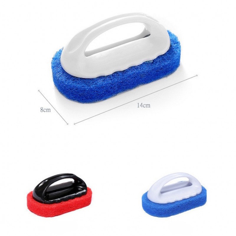 [1pc Multifunctional Kitchen Sponge Brush][Strong Decontamination Kitchen Cleaning Brush][ Cups Pot Bathroom Tiled Brush]