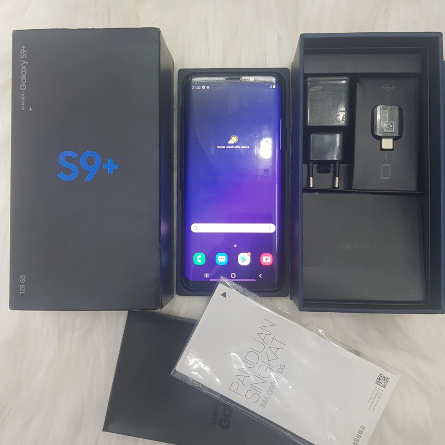 HP Second Samsung S9 Plus Ram 6GB/128GB Fullset Original Mulus