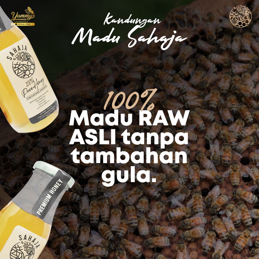 VITA59 MADU SAHAJA MADU ASLI TANPA TAMBAHAN GULA 350GR